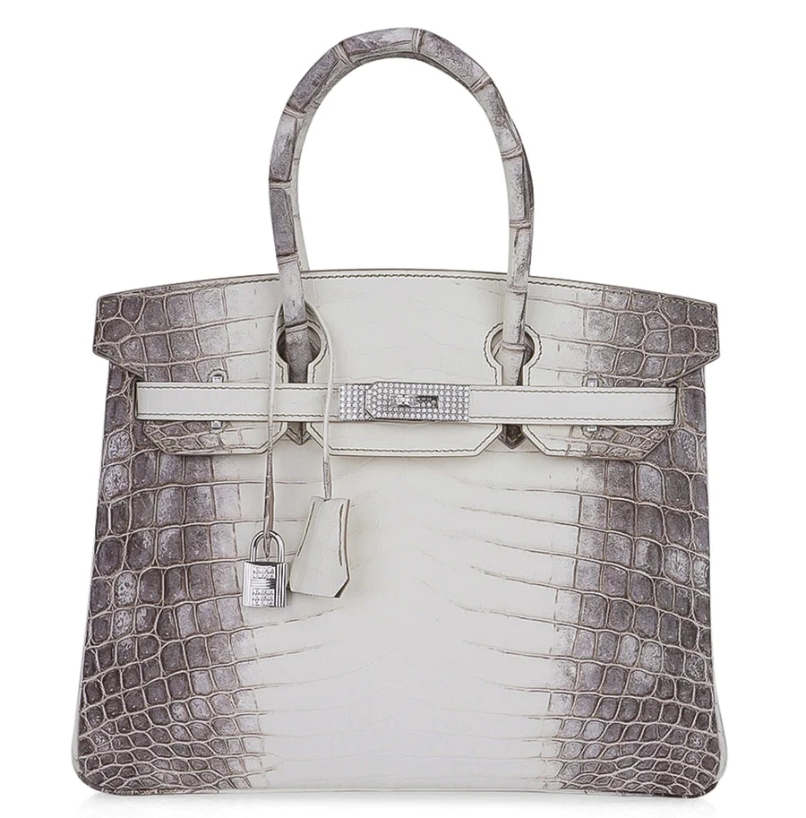 HERMÈS RARE HIMALAYA CROCODILE BIRKIN SIZE 30