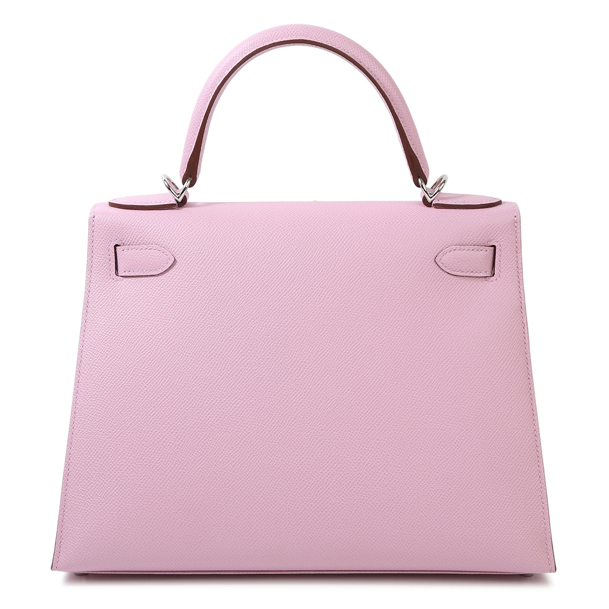 HERMÈS KELLY HANDBAG IN MAUVE SYLVESTRE EPSOM LEATHER