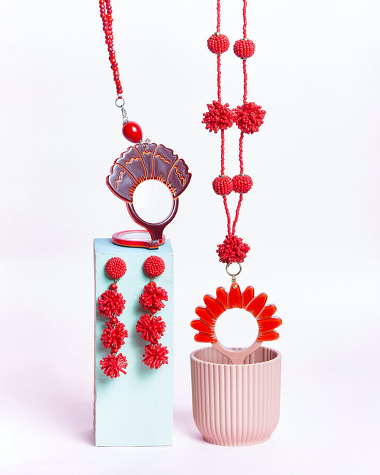 Andalusian, Red Carnation - HIGH FASHION READING GLASSES
