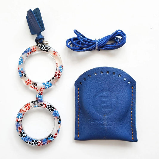 BLUE DOTS - HIGH FASHION READING GLASSES