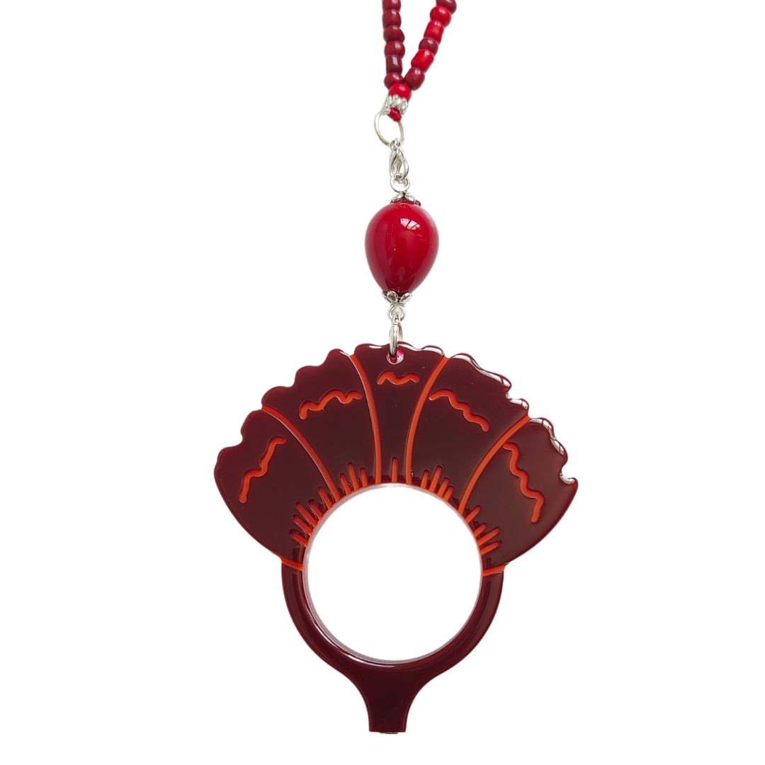Andalusian, Red Carnation - HIGH FASHION READING GLASSES