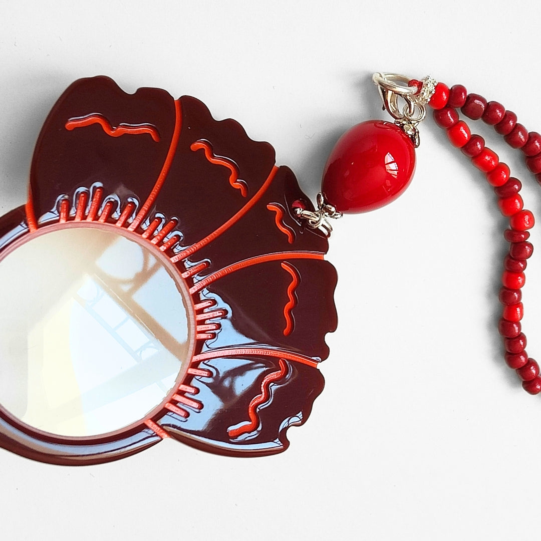 Andalusian, Red Carnation - HIGH FASHION READING GLASSES